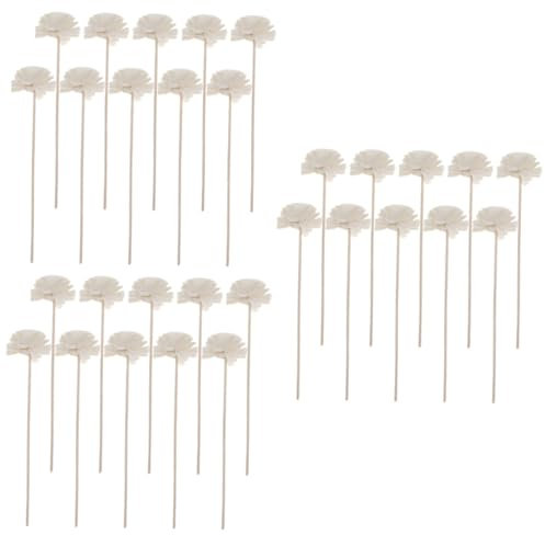 ABOOFAN 30 STK Blumen der Aromatherapie duftstäbchen Diffusor Aromazerstäuber duftender Ölstift ätherisches Öl Parfümzerstäuber Ersatz-Nachfüll-Rattan-Sticks Zubehör