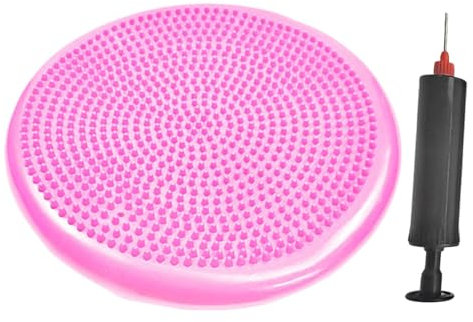 Schaukelkissen, Balancekissen, Ballsitzkissen mit Pumpe, Aufblasbare Balance Scheibe zur Stärkung der Kernstabilitätsmuskulatur, flexible Sitze für die Klasse