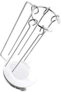 Milisten 1Ensemble Support de Kebab Acier Inoxydable de Brochettes pour Barbecue Support Suspendu Pratique Réutilisable pour Grillade Plein Air