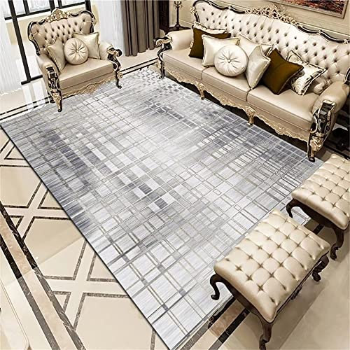 Weiche, graue Teppichrolle für Mädchenzimmer, 200 x 250 cm, waschbar, lichtecht, lässiger Sofateppich, bequemer und stilvoller Teppich für Kinder