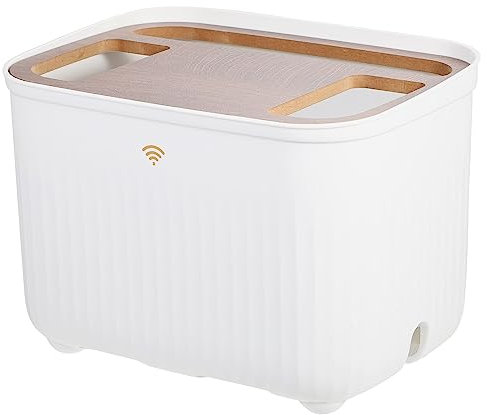 Kabelmanagementbox Desktop-Router-Aufbewahrungsbox Kunststoff-Routerhalter Router-Kabelmanagement-Gehäuse Kabelbox