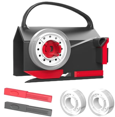 Taglierina per rotoli di carta - Taglierina per rotoli di carta, sigillatrici pers imballaggi | Gadget natalizio Dee | Pers fai da te, posta, ufficio, pacchi, adesivi, decalcomanie