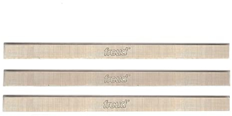 Freud Premium High Speed Steel Industrial Planer and Jointer Knives for Keenest Edge and Longest Life- 7/8 Width, 12 Length, 1/8 Thickness, 3 Pieces - C012