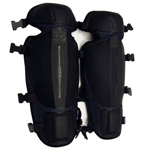 RocwooD Knie-Schutz / Schienbeinschutz für Freischneider / Motorsense, Schwarz, Einheitsgröße, Unisex