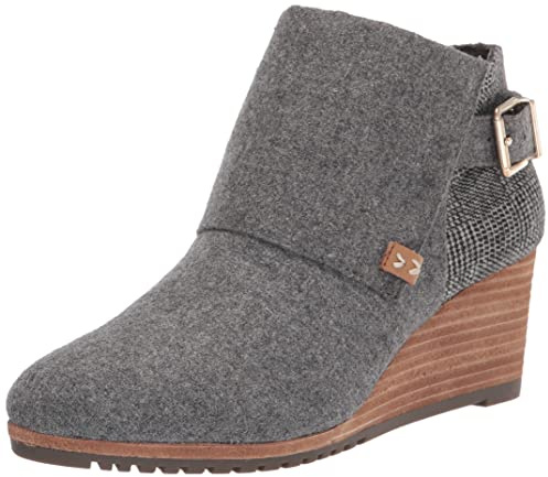 Dr. Scholl's Womens Create Ankle Bootie Mid Grey Flannel 8