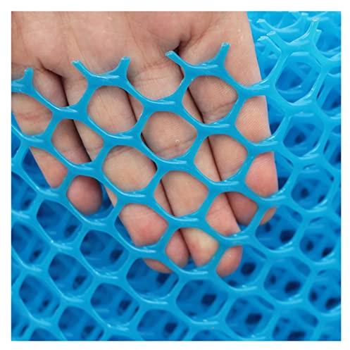Rete Metallica Reti Recinzione Giardino Blu Plastica Rotolo di Recinzione In Rete, Balcone Giardino Rete di Scherma per Gatti Cani Coniglio Anatre, 50cm/80cm/100cm/120cm Di Larghezza Recinto di Filo d