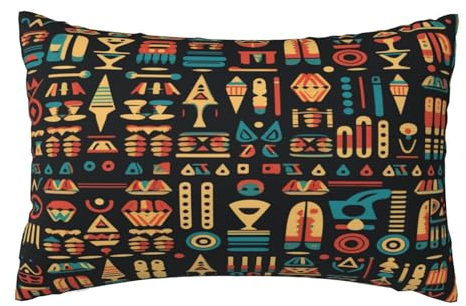 Kissenbezug 40x60 cm 2er Set Herbst Deko Kissen Weinlese, Ägypten Kissenbezug, Rechteckig Kissenbezüge, Weicher Sofakissen, Kissenhülle Herbst, Zier Kissen Aesthetic, Couch Deko Schlafzimme Gifts,J356