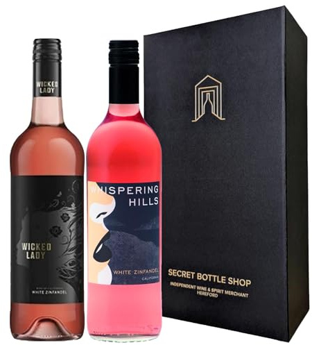White Zinfandel Rose Wine Discovery Gift Boxed Duo Set 2x75cl | Wine Gifts for Him, Her, Birthdays, Christmas, Corporate, Mothers Day, Fathers Day