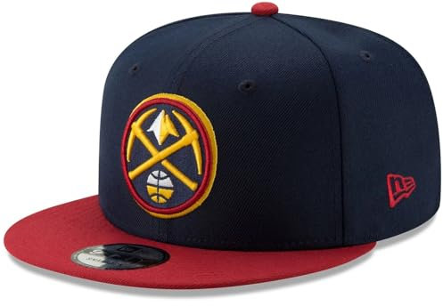 New Era NBA 9FIFTY Youth 2-Tone Adjustable Snapback Hat Cap One Size Fits All, Denver Nuggets, Einheitsgröße