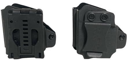 OHNE Waffe - PIEXON JPX Guardian Angels 4 / Guardian Angel 4 Laser Kydex Holster OWB/IWB Gürtel Clip - NUR KYDEX Holster (Guardian Holster OHNE Laser IWB Clip)