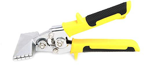 Lodoot Alicates de plegado multifunción para electricista, alicates de plegado de placa de metal, herramienta de crimpado, alicates de costura manual, mandíbula ancha, codo recto