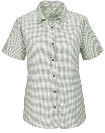 killtec dam funktionell blus kortärmad/blus KOS 43 WMN WVN SHRT, ljus salvia, 38, 42789-000