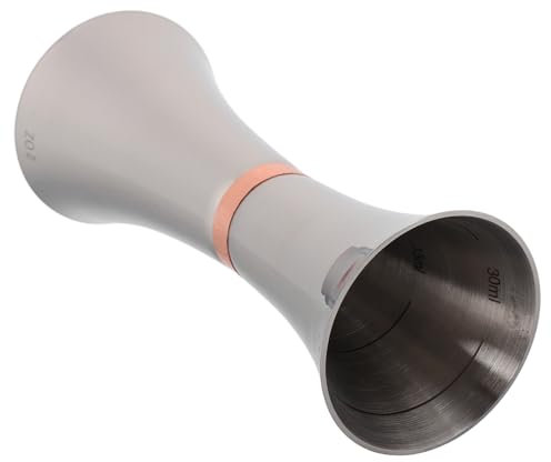 JECOMPRIS Wine Measuring Device Double Cocktail Jigger Bartender Measuring Cup Stainless Steel Shot Capacity for Home Bar Drinks Measure