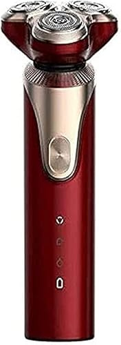 Rasoi da barba, Rasoio elettrico for uomo 2 in 1 Wet/Dry USB ricaricabile senza fili, rasoio rotante 4D portatile, rasoio for il viso impermeabile