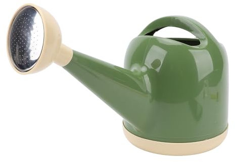 Lata de riego 4l, Jarra de Plantas de alimentador de Agua Engrosada de Pico Largo con Cabeza Desmontable para la casa de la Planta de la casa Flor al Aire Libre (Verde Oscuro)