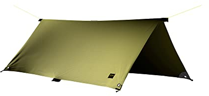 Tatonka Tarp 2 Simple (285 x 300 cm) - Leicht, reißfest, wasserdicht - Mit verstärkten Eckpunkten, Abpsannschlaufen und Ösen - Inklusive Abspannleinen und Packbeutel