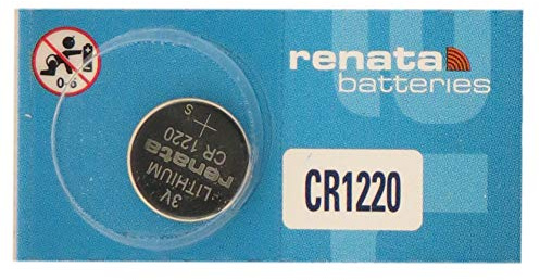 Renata Batteries CR1220 Lot de 10 piles bouton au lithium 3 V