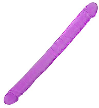 DoppelDildo, Lesbisch Double Dildo, Geschenke für Frauen, 33CM Realistic Dong, Doppelpenetration Realistischer Analdildo Sexspielzeug(Violett)