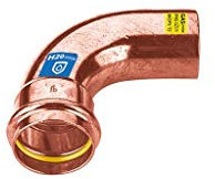 Raccordo Curva 90° Rame 28 Mm A Pressare M/f Frabo