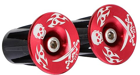 MUSISALY 1paar Lenkerstopfen Für Fahrräder Leichte Und rutschfeste Endkappen Geeignet Für Rennrad Und Mountainbike Piratenrot