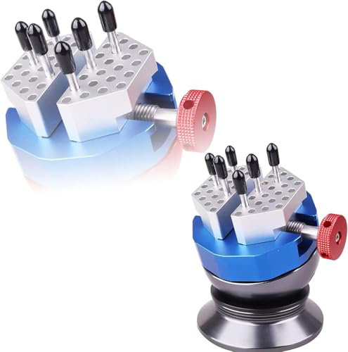 Ball Vise, Professional Ball Vise Tool, Mini Vacuum Base Vise F360 Degree Rotation 3D Adjustment, Engraving Setting Tool For Auxiliary Object Coloring DIY Model Rotary Display Observation Engraving