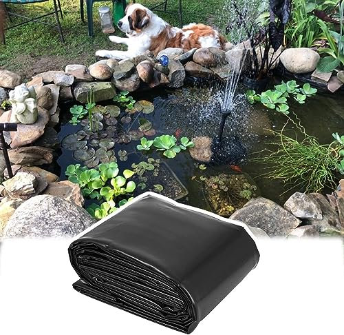 Wasserdichte HDPE-Gartenteichfolie, hitze- und alterungsbeständig, 15 mm dick, für Außenpools (1,5 x 3 m, 3 x 4 m, 4 x 5 m, 5,5 x 8 m, 7 x 10 m)