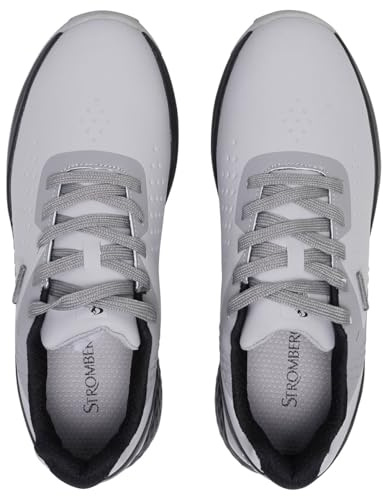 Stromberg Men's Spector Waterproof Spiked Golf Shoes (Grey, UK Footwear Size System, Adult, Men, Numeric, Medium, 9)