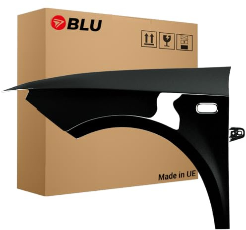 BLU Kotflügel Passend für Seat Ibiza (6J - IV 4. Generation) LC9Z Links Schwarz | 2008-2017 | Vorderseite Vorne | Lackiert | Einbaufertig