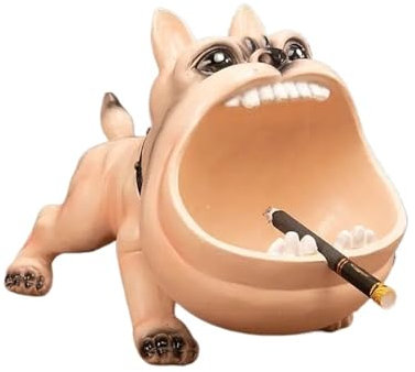 Cendrier Bully Dog - Personnalité créative - Coupe-vent - Pour célébrités - Rose