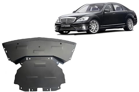 Scut Protection Protezione inferiore del motore in metallo compatibile con Mercedes Classe S W221-4x2 (2005-2013)
