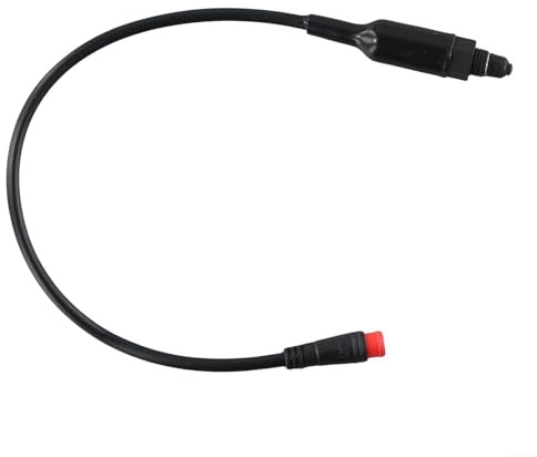 Gettimore Sensor de freno de bicicleta eléctrica, conector hidráulico de corte de energía para palanca de freno XOD, resistente al agua, ABS, negro (resistente al agua, 250 mm)