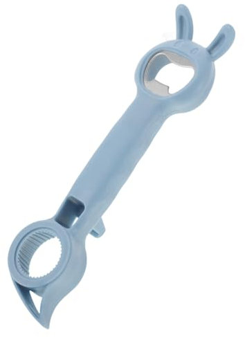 MUCKLILY Apribottiglie Multifunzionale a Forma Apriscatole per Bottiglie e Lattine Utensile Facile da Usare per Anziani e Bar Design Compatto e