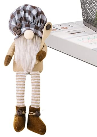 Generisch Kaffeegnome,Süße Gesichtslose Wichtel - 36 cm Handgefertigtes Sammlerstück Deko Für Kamin Wohnaccessoires & Partyzubehör