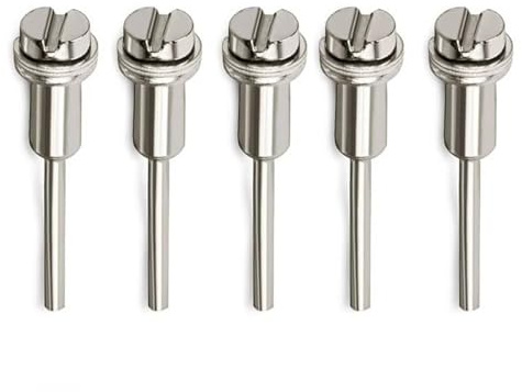 Sägeblatt Dorn 5 Stücke 3,175mm (1/8'') Trennscheibe Verlängerung Stange Verbindungsstange Für Rotary Power Werkzeug Zubehör