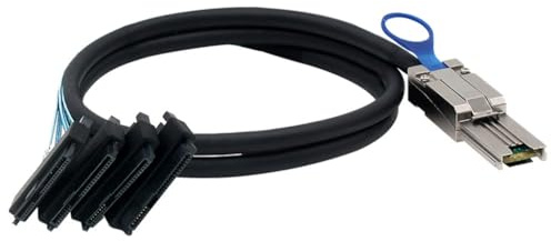 JMT MINI SAS HD SFF-8088 26P to 4X SAS 8482 Server Adapter Cable 2 in 1 (50CM)