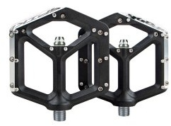 Spank Pedal Spike platt, svart, en storlek