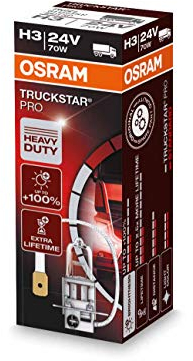 OSRAM H3 Glühlampe Fernscheinwerfer 70W 3200K Fernlicht Halogen Birne 64156TSP