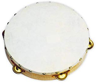 Cuir et Bois Tambourin pour Gypsy déguisement 22 cm