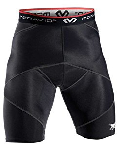 Cross Compression - Pantalón corto con cadera, Negro/Negro/Gris, Medium