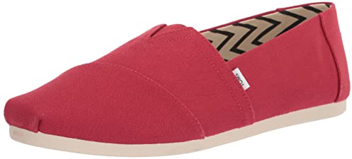 TOMS Men's Alpargata Espadrille Loafer Flat, Red, 9.5