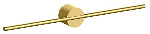 HONPHIER Justerbara handduksskenor 40 cm handduksställ väggmonterad utrymme aluminium handdukshållare guld borstad finish handduksstänger, handdukshängare för kök badrum toalett hotell kontor