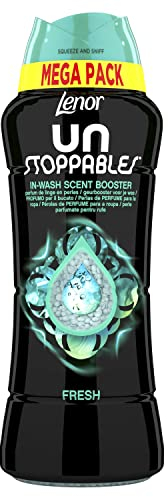 LENOR Unstoppables Fresh Perlas Impulsoras De Fragancia 570g, Proporcionan Una Fragancia Fresca En Cada Lavado