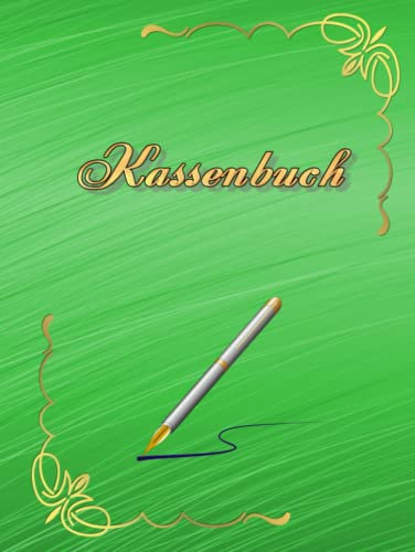 Kassenbuch Friseursalon Kleinunternehmer Mobiler Friseur Hausbesuche Barbier Budgetplaner mit Tabellen Einnahmen Ausgaben Kontoübersicht ... Finanzplaner Geschenkidee Grün 02