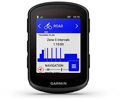 Garmin Edge 840 Solar, Solar-Charging GPS Cycling Computer with Touchscreen and Buttons, Targeted Adaptive Coaching, Advanced Navigation and More