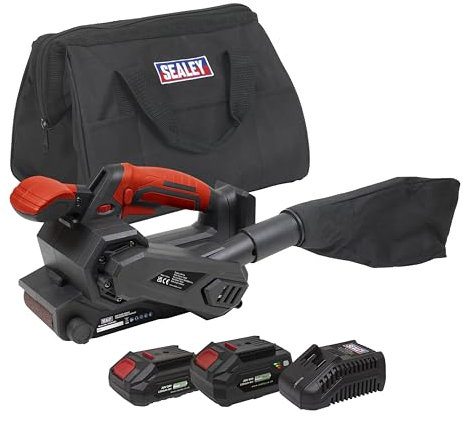 Sealey Cordless Belt Sander kit 20V SV20 Series - 2 Batteries - CP20VBSKIT