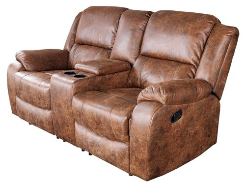 riess-ambiente.de Exklusiver 2er Kinosessel Hollywood antik braun mit Cupholder