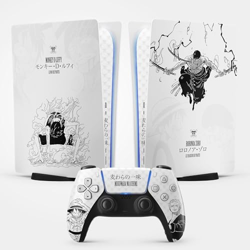 Adesivo per la PS5 Slim Gear 1, adesivo per la Playstation 5 Manga, Console e Controller, edizione Standard Digitale, Skin Gear 1 (1 Controller)