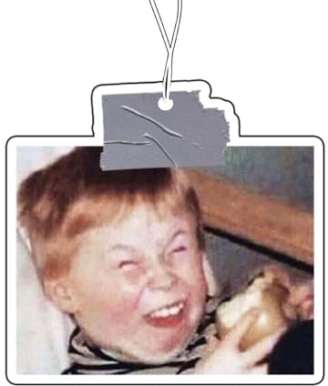 Duftbaum Lustig Auto - Lustiger Junge Duftbaum - Meme Duftbaum - Lufterfrischer witzig Auto - Meme Lufterfrischer (2x Bubblegum)
