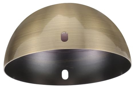 Couvercle de Plaque D’éclairage Rond en Fer Kaki pour Suspensions | Plateau de Montage et Vis Inclus, Installation Facile, Résistant à Décoloration, Décor Maison