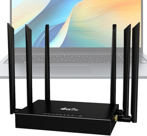 Point d'accès sans fil Ultra Link | Point d'accès Wifi Fr-ee UltraLink | Routeur Internet Ultra-Link avec 6 antennes omnidirectionnelles | Routeur intelligent WiFi 6 pour téléphone portable, ordinateu